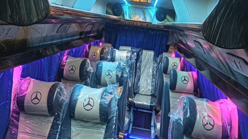 14 seater luxury modified Tata winger