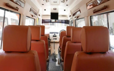 Tempo Traveller 12+1 Seater Hire in Lucknow