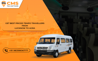 Tempo traveller hire from Lucknow to Agra